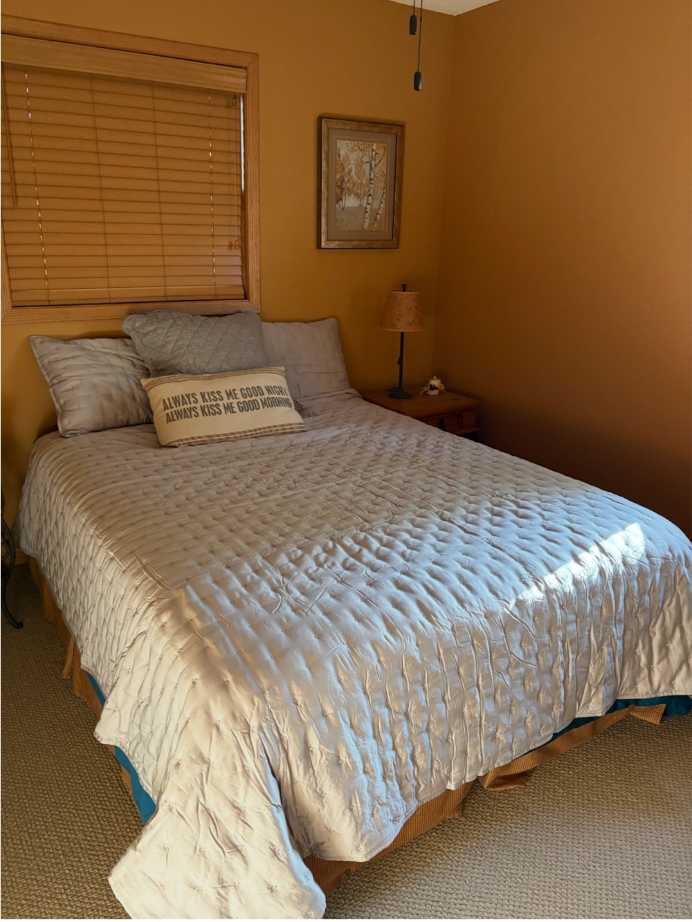 Quince Queen  Gray Quilted Bedspread Set - Neutral Home Bedding